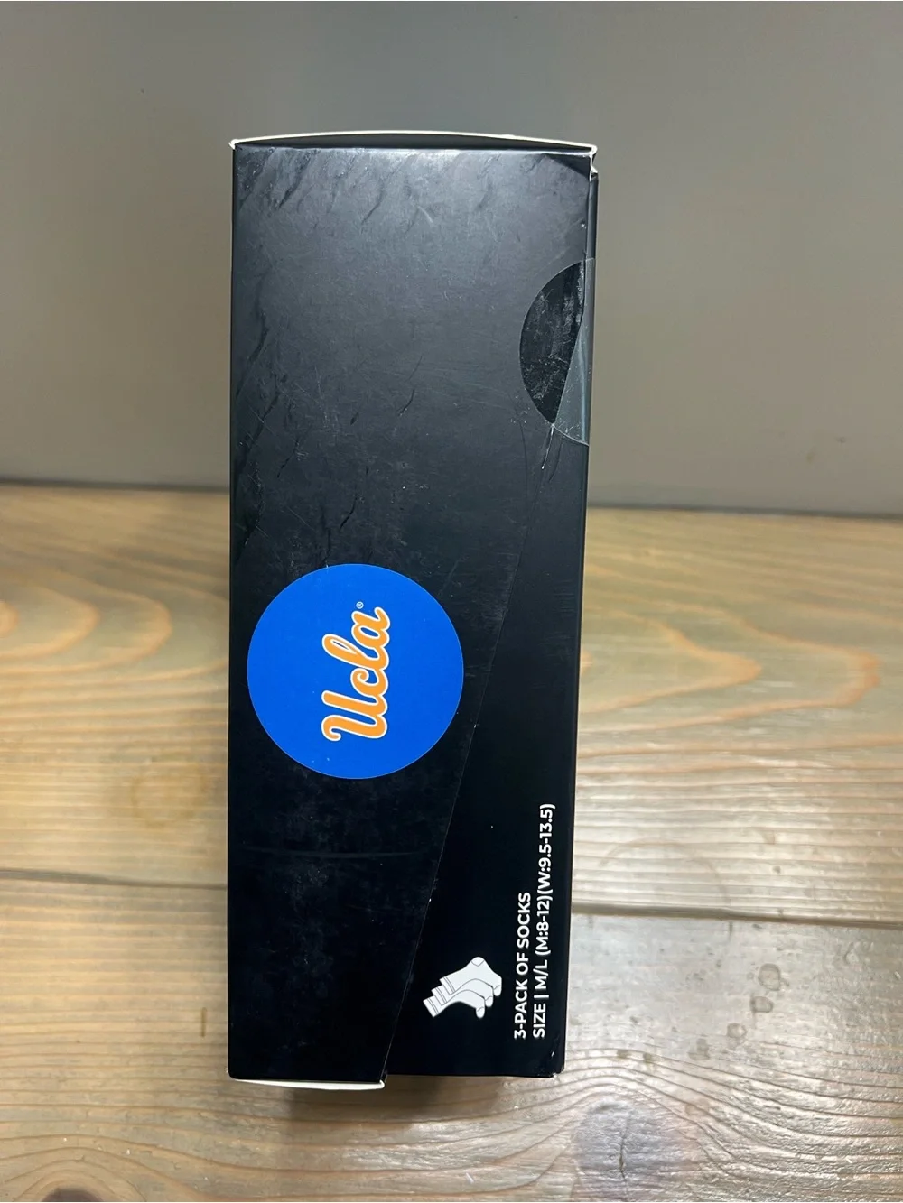 Strideline UCLA 3-Pack Crew Socks - White, Gold, Blue